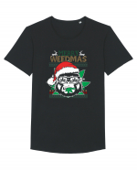 Merry Weedmas Gorilla Tricou mânecă scurtă guler larg Bărbat Skater