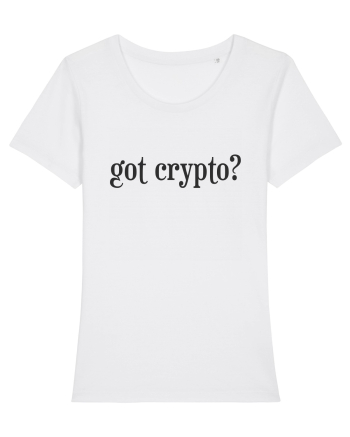 Got Crypto? White