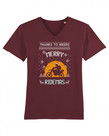 Riders Make Christmas Great Again Burgundy