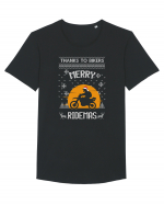 Riders Make Christmas Great Again Tricou mânecă scurtă guler larg Bărbat Skater