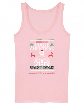 Riders Make Christmas Great Again Cotton Pink