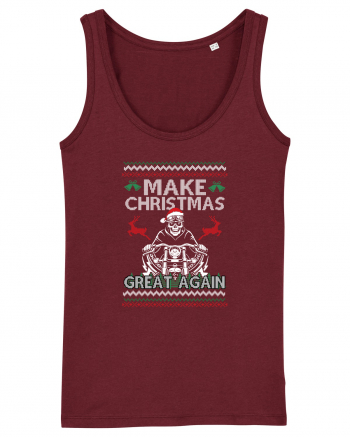 Riders Make Christmas Great Again Burgundy