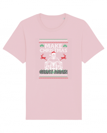 Riders Make Christmas Great Again Cotton Pink