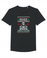 Riders Make Christmas Great Again Tricou mânecă scurtă guler larg Bărbat Skater