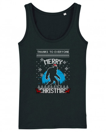 Thanks To Everyone Merry Christmas Bigfoot Black