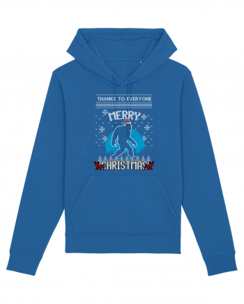 Thanks To Everyone Merry Christmas Bigfoot Royal Blue