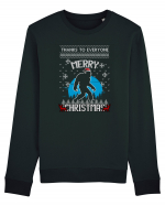 Thanks To Everyone Merry Christmas Bigfoot Bluză mânecă lungă Unisex Rise