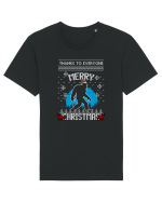 Thanks To Everyone Merry Christmas Bigfoot Tricou mânecă scurtă Unisex Rocker