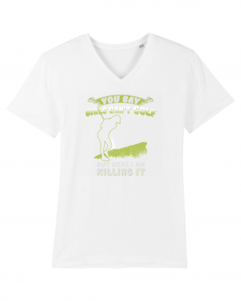Girls love golf White