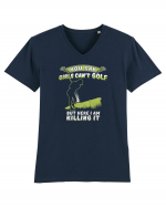 Girls love golf Tricou mânecă scurtă guler V Bărbat Presenter