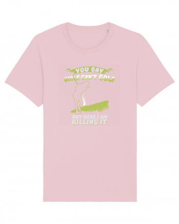 Girls love golf Cotton Pink