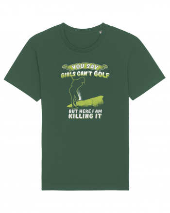 Girls love golf Bottle Green