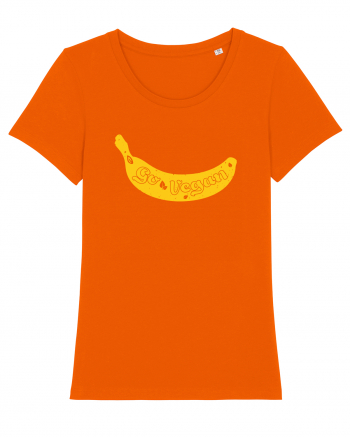 Go Vegan Bright Orange