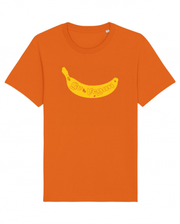 Go Vegan Bright Orange