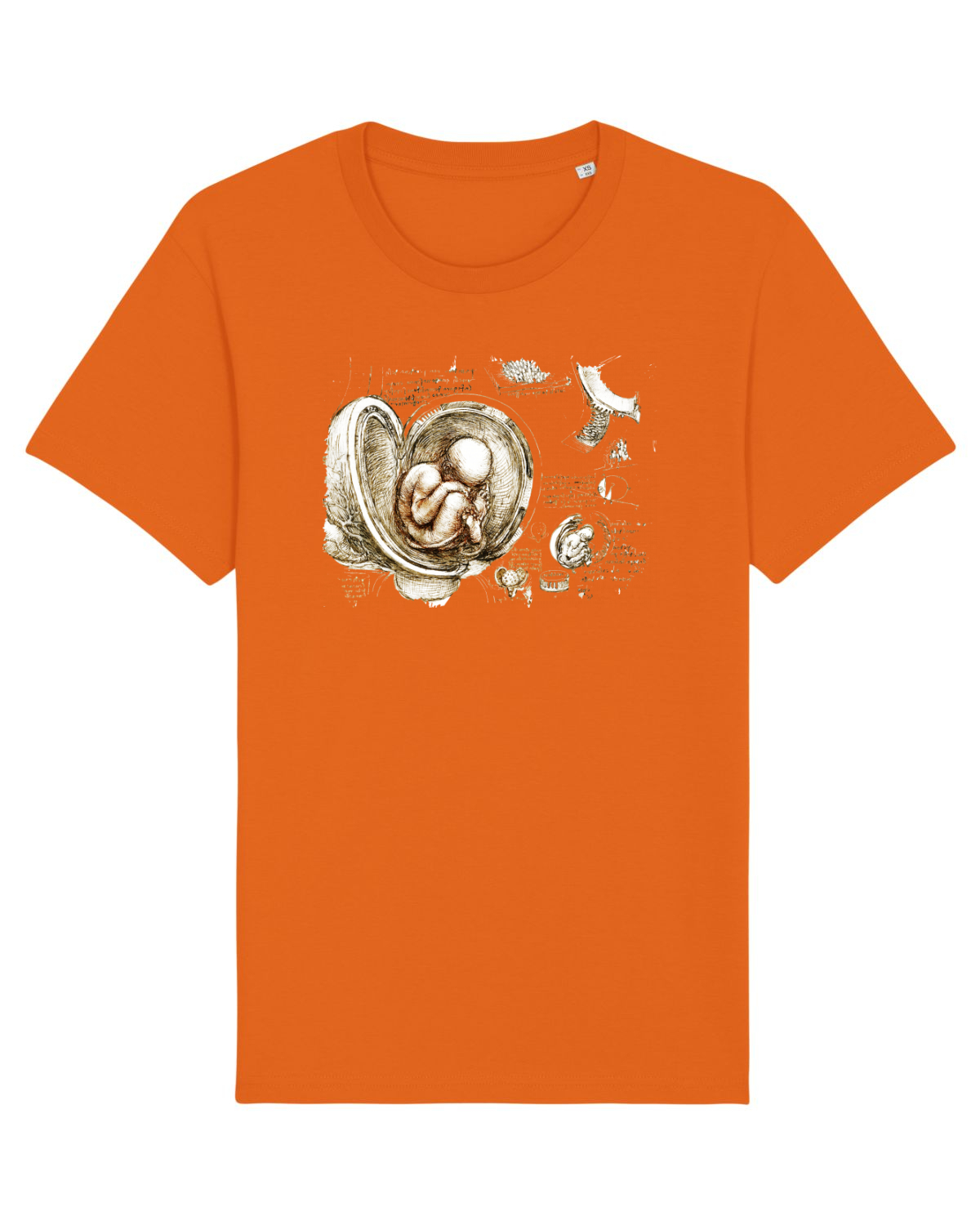 Tricou mânecă scurtă Unisex Rocker Bright Orange
