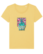 Cosmic Drive Free Spirit Tricou mânecă scurtă guler larg fitted Damă Expresser