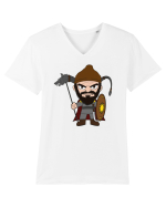 Decebal  Tricou mânecă scurtă guler V Bărbat Presenter