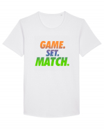 Game Set Match Tricou mânecă scurtă guler larg Bărbat Skater