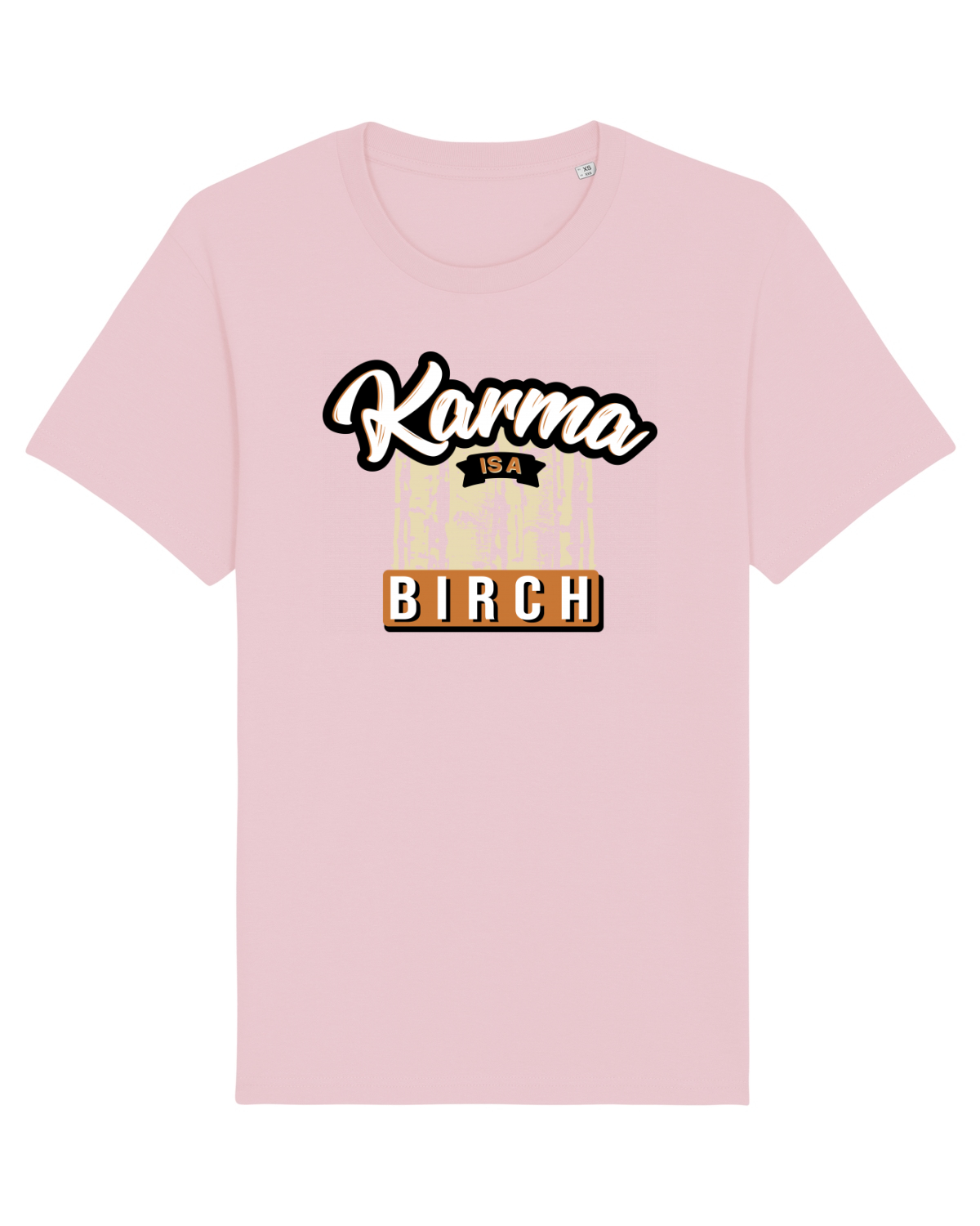 Tricou mânecă scurtă Unisex Rocker Cotton Pink