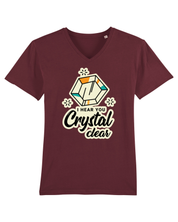 I hear you crystal celar Burgundy