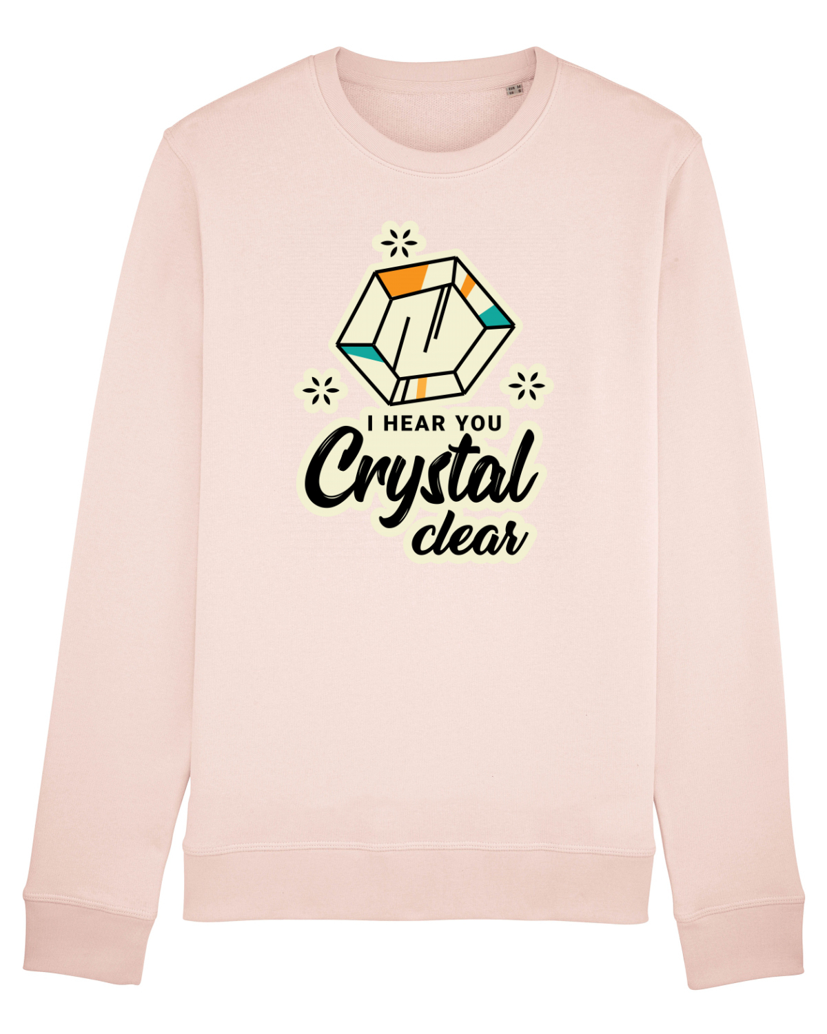 Bluză mânecă lungă Unisex Rise Candy Pink