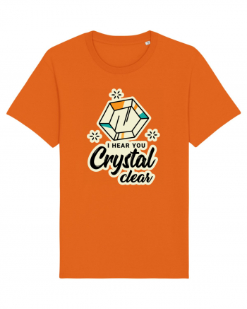 I hear you crystal celar Bright Orange