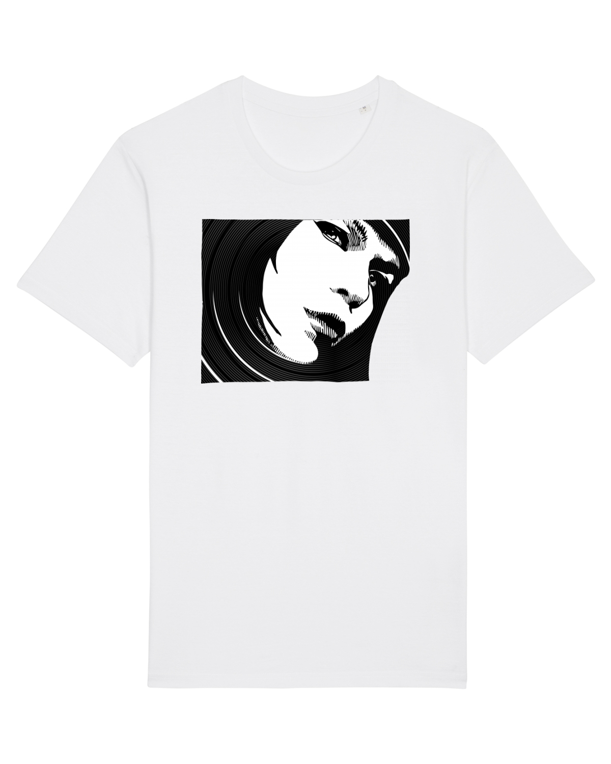 Tricou mânecă scurtă Unisex Rocker White