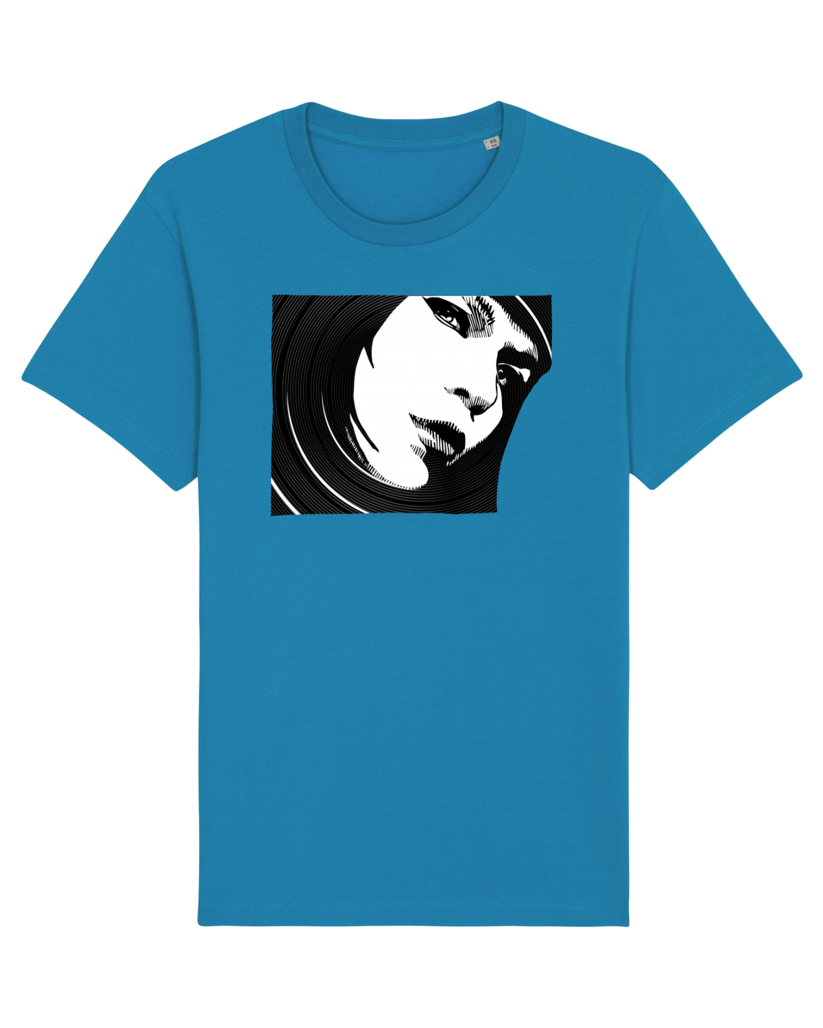 Tricou mânecă scurtă Unisex Rocker Azur