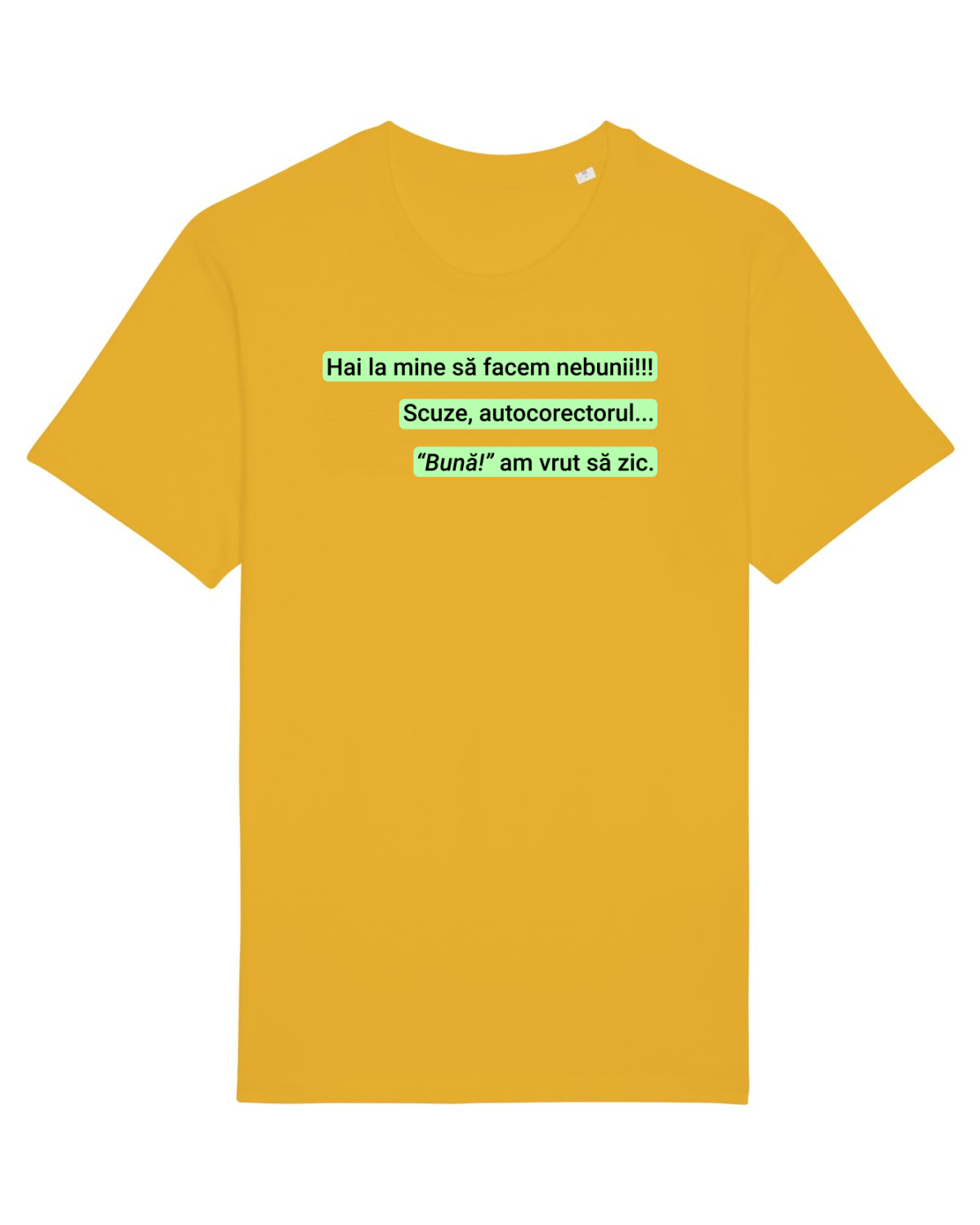 Tricou mânecă scurtă Unisex Rocker Spectra Yellow