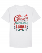 De Craciun Tricou mânecă scurtă guler larg Bărbat Skater