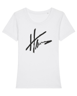 SIGLA THE ART OF HIPO Tricou mânecă scurtă guler larg fitted Damă Expresser
