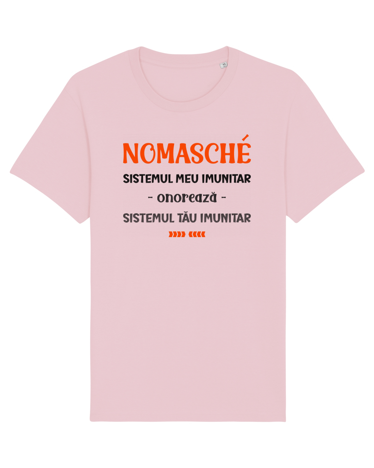 Tricou mânecă scurtă Unisex Rocker Cotton Pink
