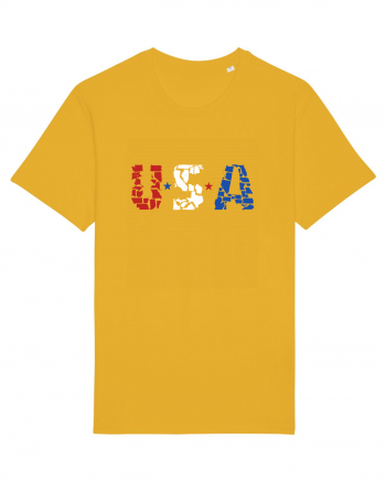 USA FLAG 50 STATES Spectra Yellow