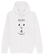 Cu ochii în 4 Hanorac cu fermoar Unisex Connector