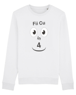 Cu ochii în 4 Bluză mânecă lungă Unisex Rise