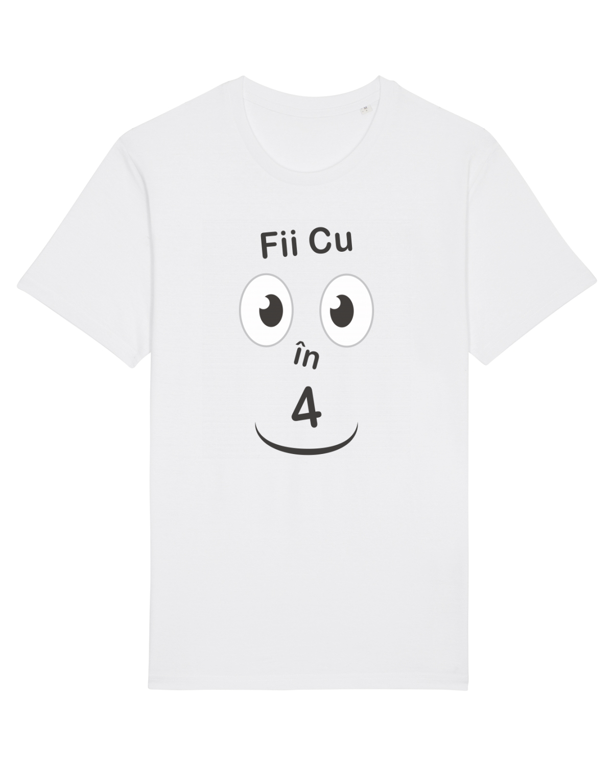 Tricou mânecă scurtă Unisex Rocker White