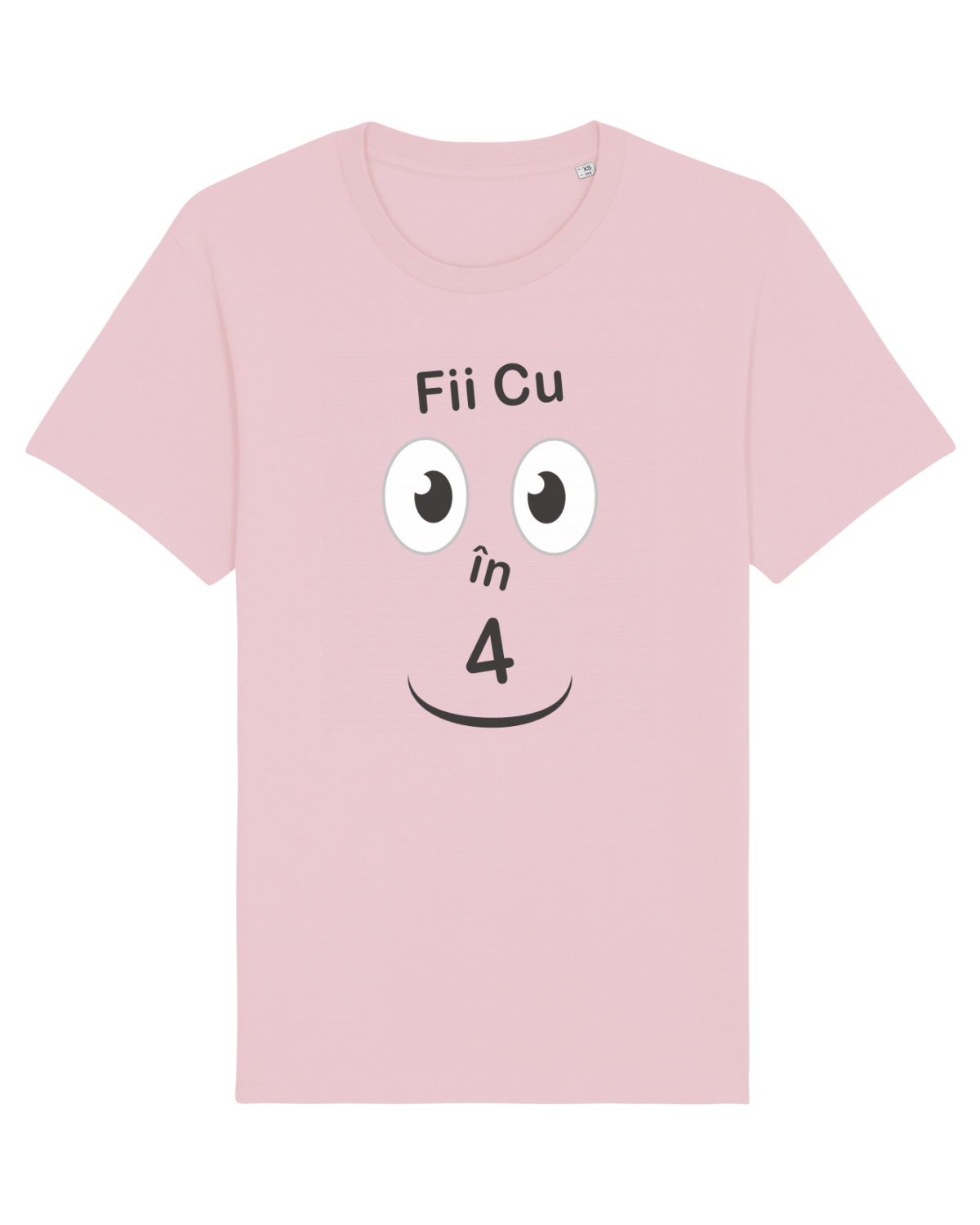 Tricou mânecă scurtă Unisex Rocker Cotton Pink
