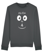 Cu ochii în 4 Bluză mânecă lungă Unisex Rise