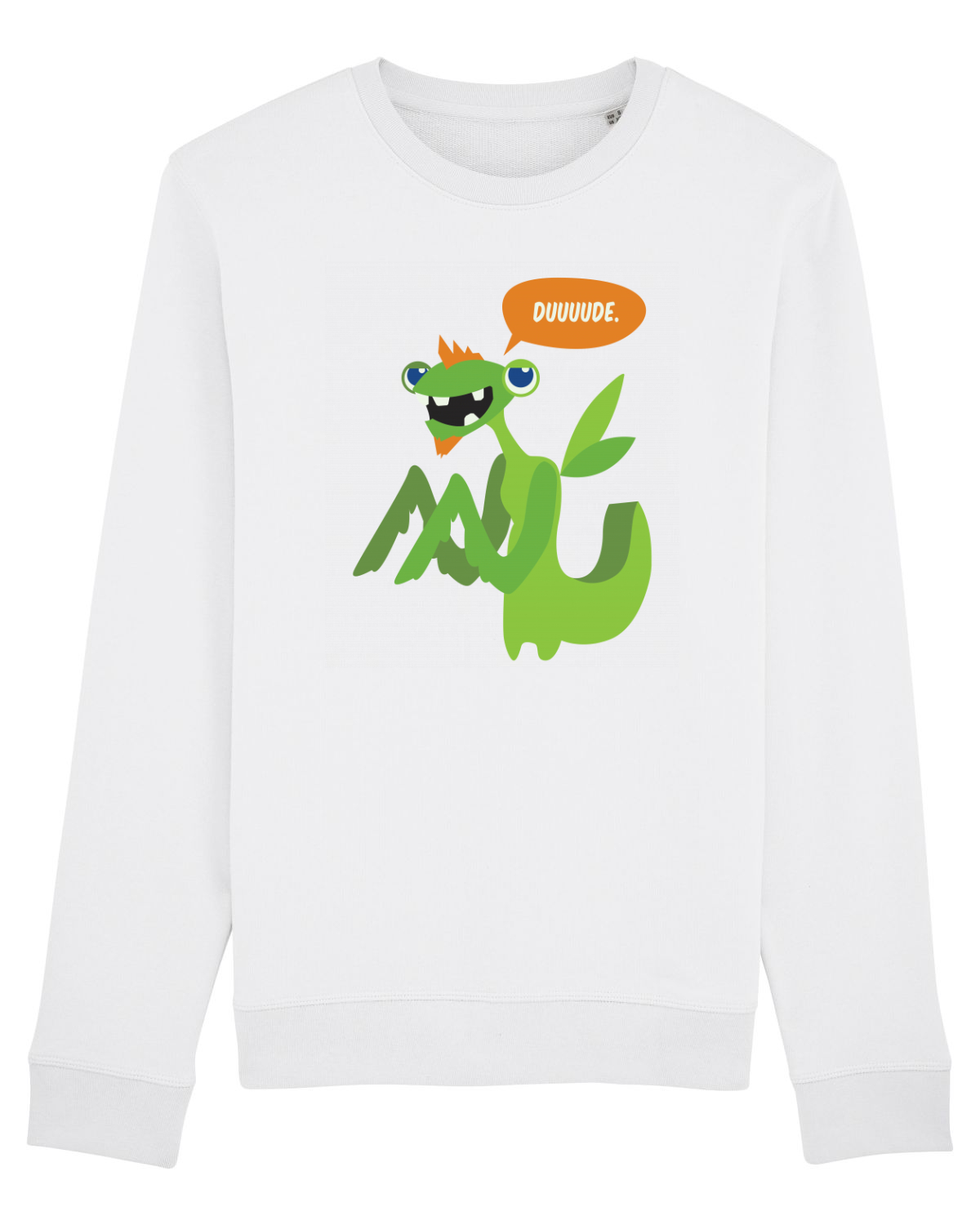 Bluză mânecă lungă Unisex Rise White