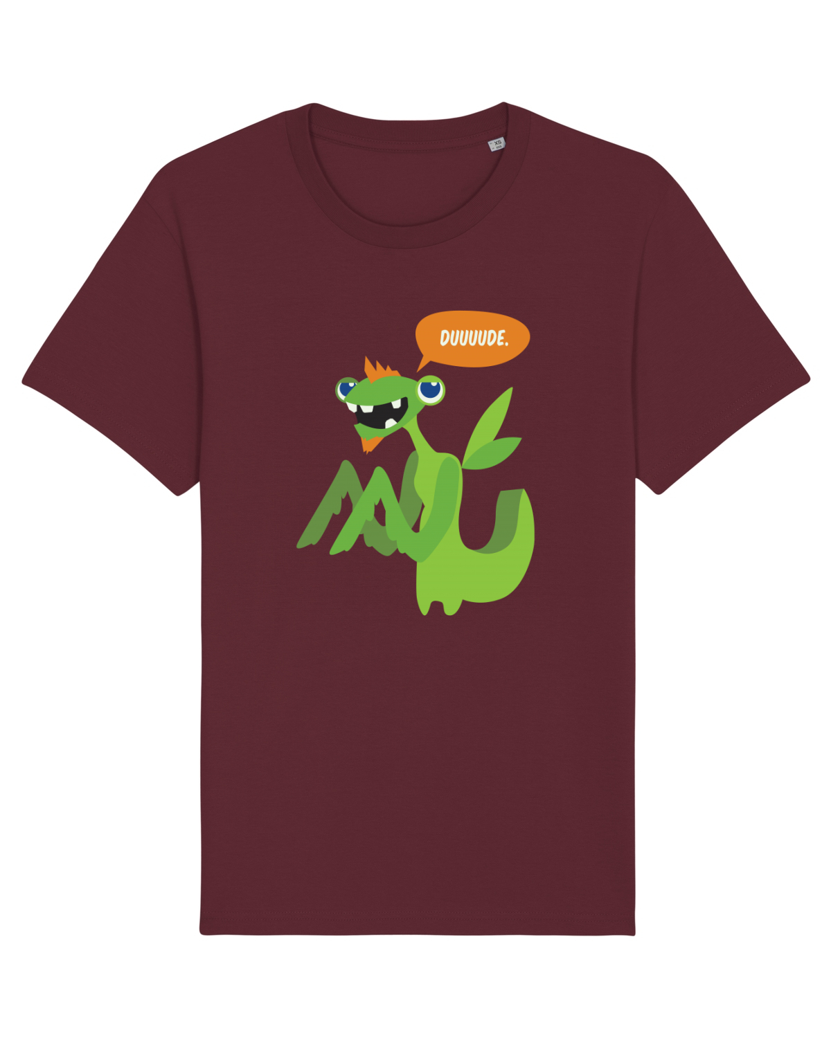 Tricou mânecă scurtă Unisex Rocker Burgundy