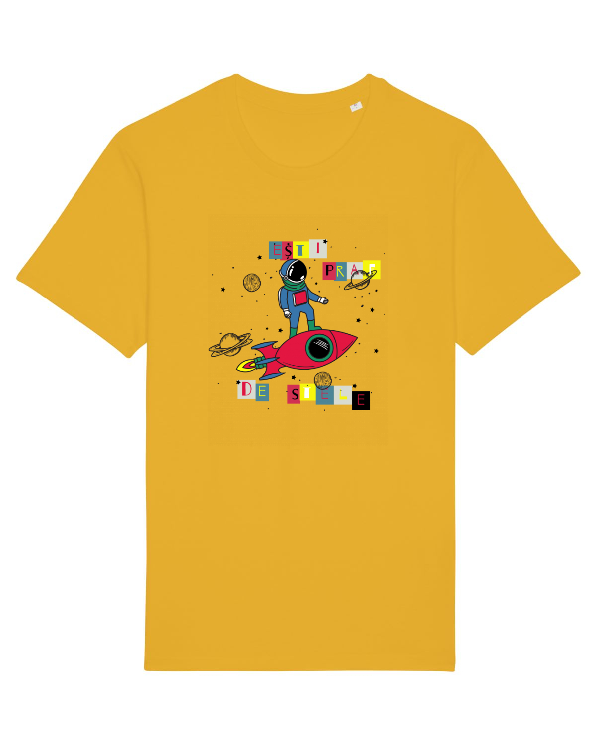 Tricou mânecă scurtă Unisex Rocker Spectra Yellow