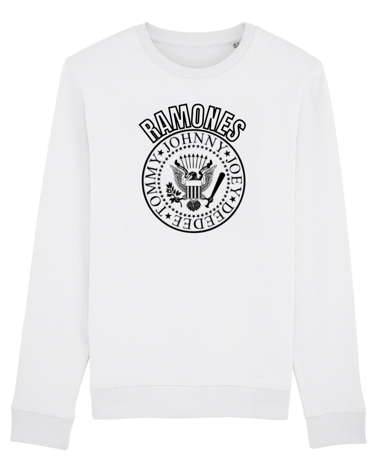 Bluză mânecă lungă Unisex Rise White