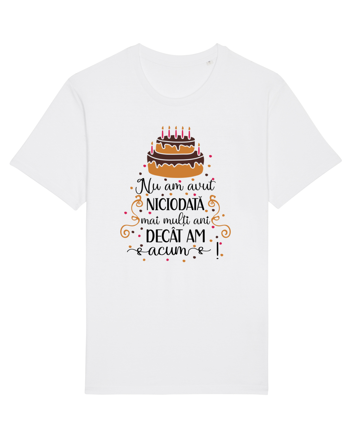 Tricou mânecă scurtă Unisex Rocker White