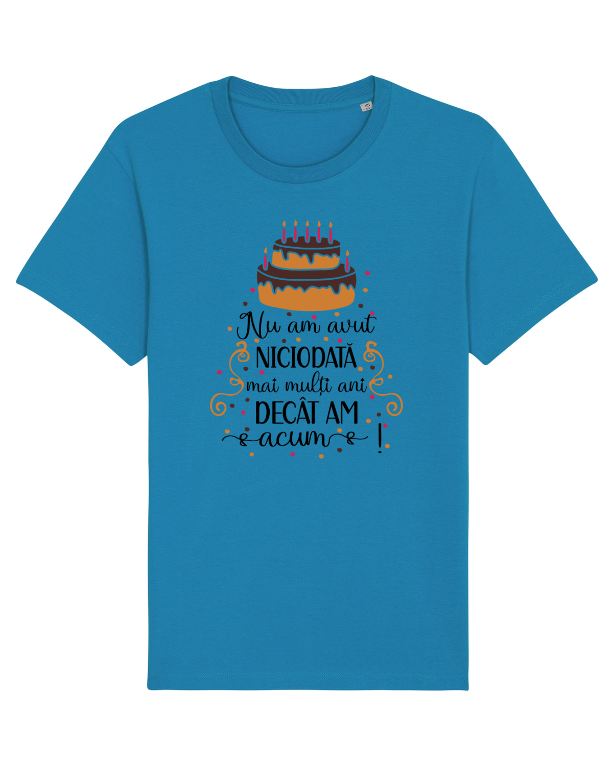 Tricou mânecă scurtă Unisex Rocker Azur