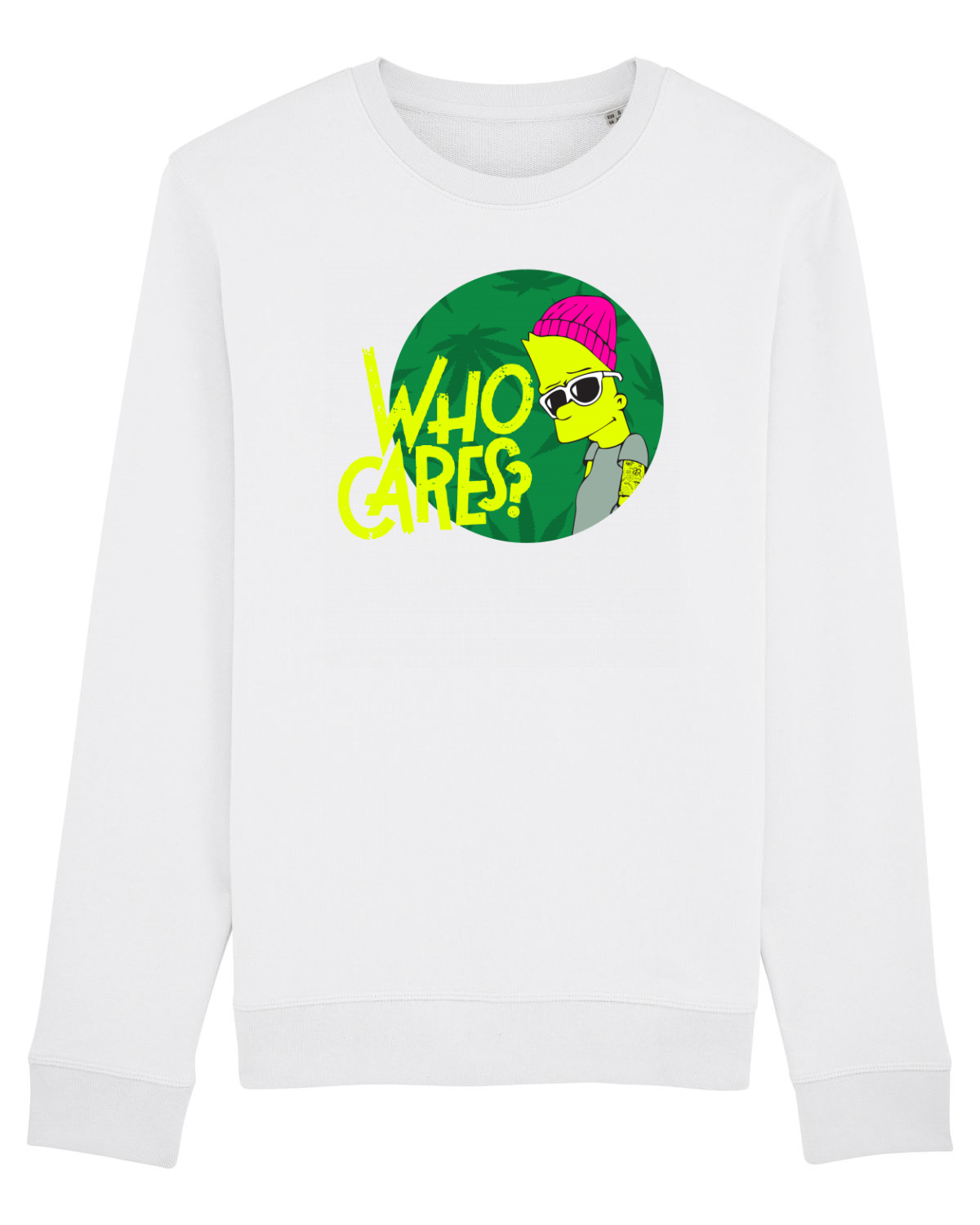 Bluză mânecă lungă Unisex Rise White