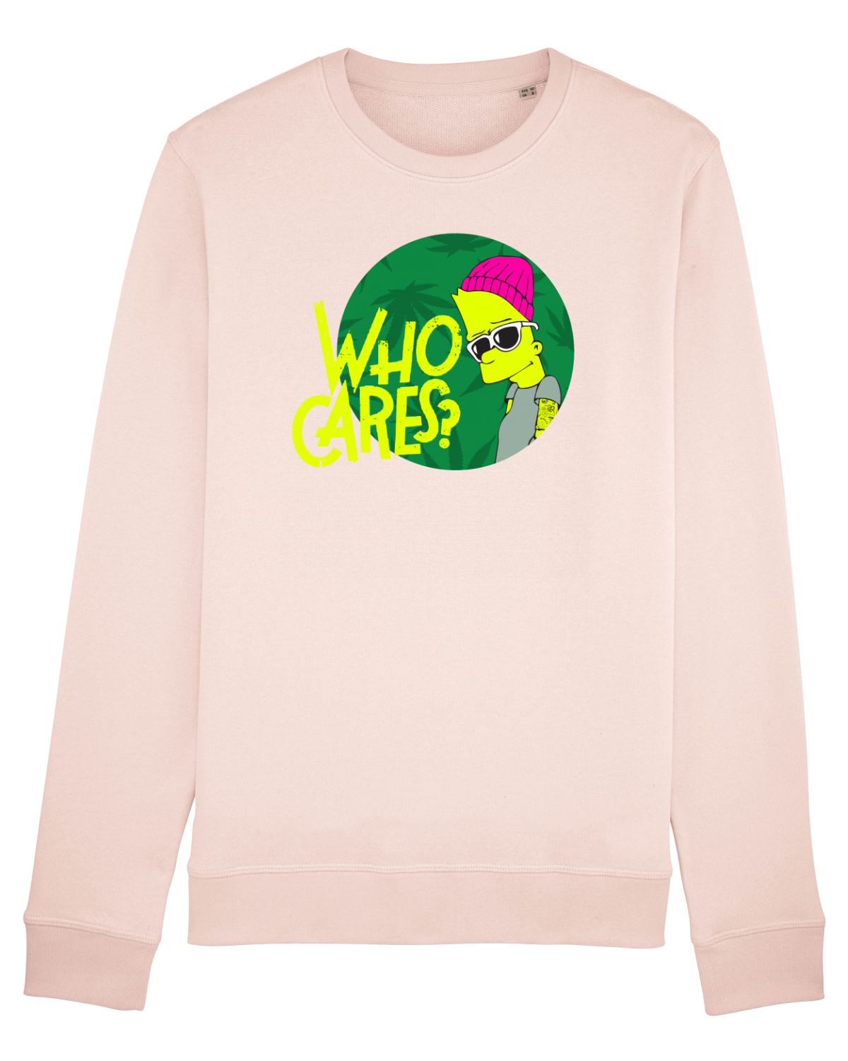 Bluză mânecă lungă Unisex Rise Candy Pink