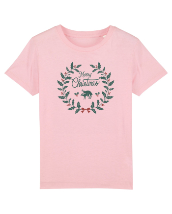 Merry Christmas Cotton Pink