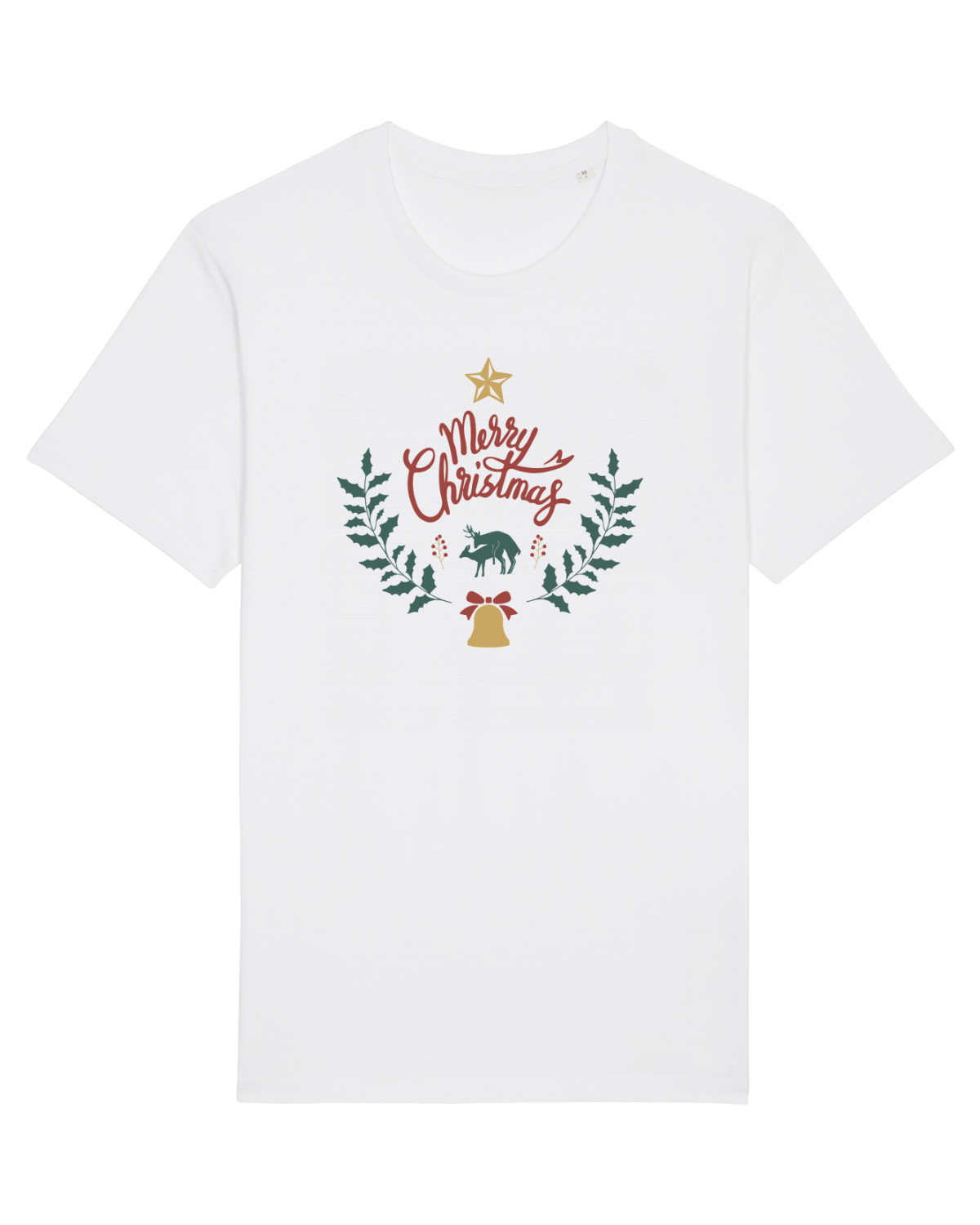 Tricou mânecă scurtă Unisex Rocker White