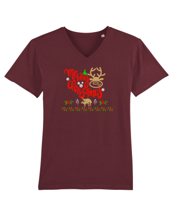 Doi cerbi Burgundy