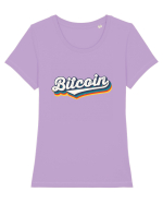 BITCOIN Tricou mânecă scurtă guler larg fitted Damă Expresser